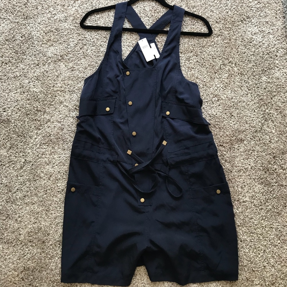 NEW Elevenses Drew Utility Romper Anthropologie